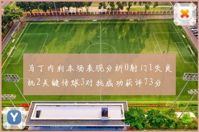 马丁内利本场表现分析0射门1失良机2关键传球3对抗成功获评73分